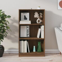 vidaXL raamatukapp, pruun tamm, 60 x 24 x 109 cm, tehispuit цена и информация | Полки | kaup24.ee