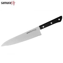 Samura Harakiri Serrated Кухонный нож Шефповара 208mm из AUS 8 японской стали 58 HRC цена и информация | Столовые и кухонные приборы | kaup24.ee