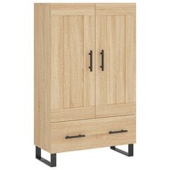 vidaXL kõrge kapp, Sonoma tamm, 69,5 x 31 x 115 cm, tehispuit цена и информация | Комоды | kaup24.ee