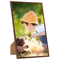 332202 vidaXL fotoraamid kollaaž 3 tk laua, pronks 15x21cm MDF цена и информация | Рамки, фотоальбомы | kaup24.ee