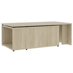 vidaXL kohvilaud, Sonoma tamm 150 x 50 x 35 cm puitlaastplaat цена и информация | Журнальные столики | kaup24.ee