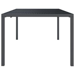 vidaXL aialaud, antratsiithall, 200 x 100 x 72 cm, teras цена и информация | Садовые столы и столики | kaup24.ee