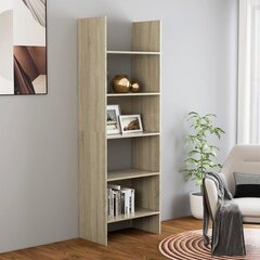 vidaXL raamaturiiul Sonoma tamm, 60 x 35 x 180 cm, puitlaastplaat цена и информация | Полки | kaup24.ee