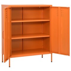 vidaXL hoiukapp, oranž, 80 x 35 x 101,5 cm, teras hind ja info | Elutoa väikesed kapid | kaup24.ee