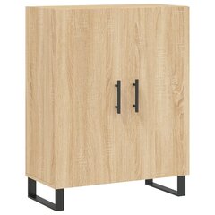 vidaXL puhvetkapp, Sonoma tamm, 69,5 x 34 x 90 cm, tehispuit hind ja info | Elutoa väikesed kapid | kaup24.ee