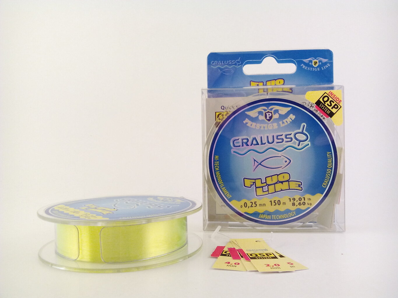 Tamiil Cralusso, Fluo-yellow Prestige 0,20 150 m цена и информация | Tamiilid | kaup24.ee