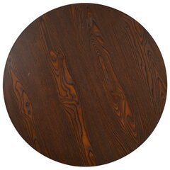 vidaXL bistroolaud, tumepruun, 80 cm, MDF цена и информация | Кухонные и обеденные столы | kaup24.ee