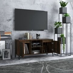 vidaXL metalljalgadega telerikapp, Sonoma tamm, 103,5 x 35 x 50 cm цена и информация | Тумбы под телевизор | kaup24.ee