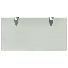 vidaXL seinariiulid 2 tk klaasist 40 x 20 cm 8 mm цена и информация | Полки | kaup24.ee