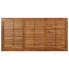 vidaXL aialaud peente jalgadega, 160x80x75 cm, akaatsiapuit цена и информация | Садовые столы и столики | kaup24.ee