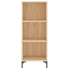 vidaXL kõrge kapp, Sonoma tamm, 34,5 x 32,5 x 180 cm, tehispuit цена и информация | Комоды | kaup24.ee