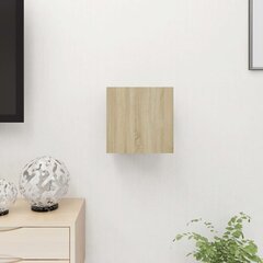 vidaXL seina telerikapp, sonoma tamm, 30,5 x 30 x 30 cm цена и информация | Тумбы под телевизор | kaup24.ee