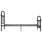 vidaXL voodiraam hall metallist 90 x 200 cm hind ja info | Voodid | kaup24.ee