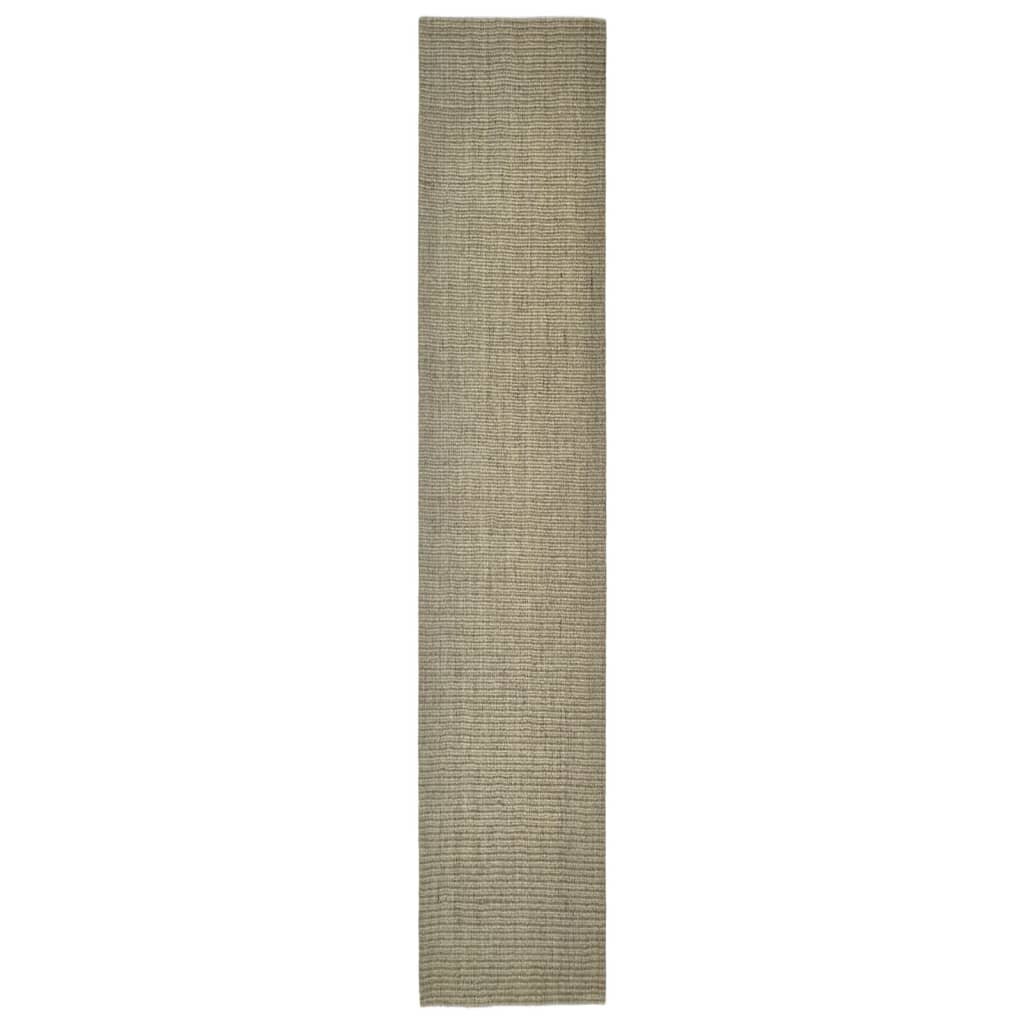 vidaXL vaip naturaalne sisal 66x350 cm, pruunikashall hind ja info | Vaibad | kaup24.ee