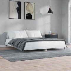 vidaXL voodiraam, kõrgläikega valge, 180 x 200 cm, tehispuit цена и информация | Кровати | kaup24.ee