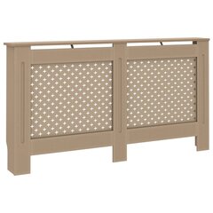 Radiaatorikate vidaXL 152 x 19 x 81 cm, MDF цена и информация | Принадлежности для отопительного оборудования | kaup24.ee