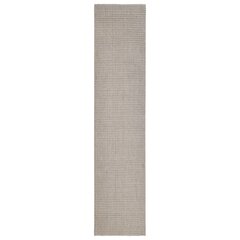 vidaXL vaip, naturaalne sisal, 66 x 300 cm, liivakarva цена и информация | Ковры | kaup24.ee