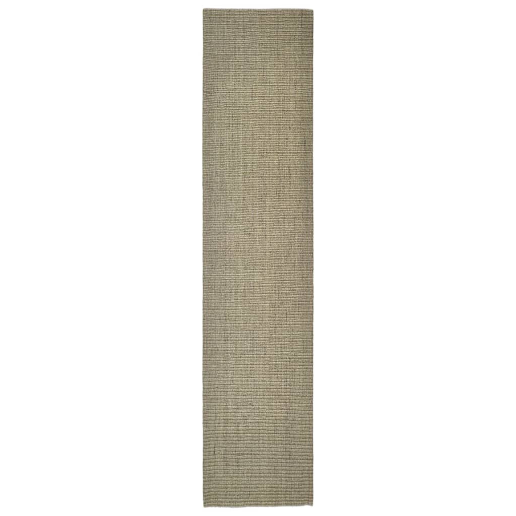 vidaXL vaip naturaalne sisal 66x300 cm, pruunikashall цена и информация | Vaibad | kaup24.ee