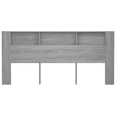 vidaXL peatsi kapp, hall Sonoma tamm, 220x18,5x104,5 cm цена и информация | Кровати | kaup24.ee