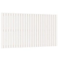 vidaXL seinale kinnitatav voodipeats, valge, 159,5x3x90 cm, männipuit цена и информация | Кровати | kaup24.ee