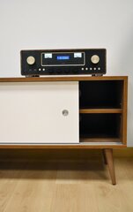 Деревянный шкаф RTV в стиле RETRO SONOROUS RTRA-180-VIC-WHT ширина 180 см цена и информация | Тумбы под телевизор | kaup24.ee