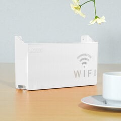 НАСТЕННАЯ ВЫТЯЖКА WIFI ПЕРЕКЛЮЧАТЕЛЬ МАРШРУТИЗАТОР ПАРА БЕЛЫЙ цена и информация | Полки | kaup24.ee