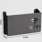 WIFI SWITCH WALL HOLDER Must hind ja info | Riiulid | kaup24.ee