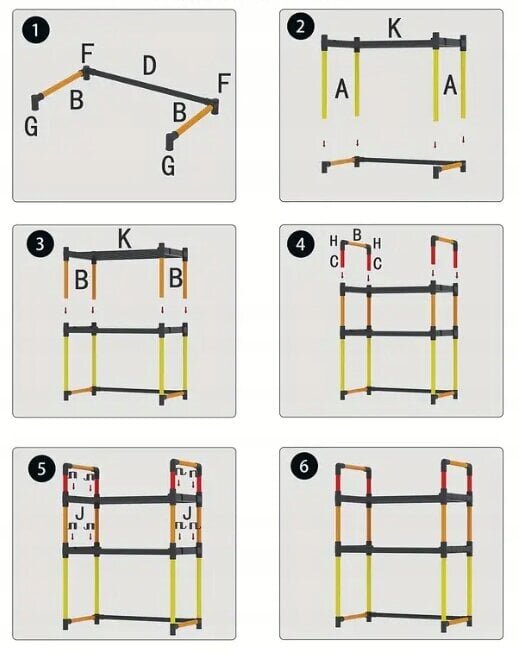 Köögiriiul, 48 cm, must hind ja info | Riiulid | kaup24.ee