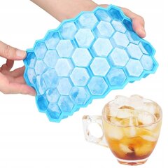 SILICONE ICE MOLDER WITH COVER Hex LARGE цена и информация | Столовые и кухонные приборы | kaup24.ee