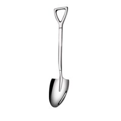 DECORATED TABLE HANDLE Mini Shovel Silver Stainless Steel 1pc цена и информация | Столовые приборы | kaup24.ee