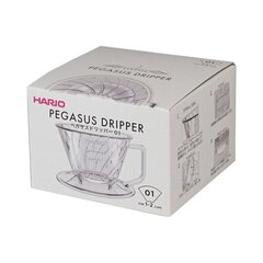 Hario - PEGASUS Dripper 01 Clear Plastic цена и информация | Столовые и кухонные приборы | kaup24.ee