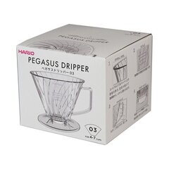 Hario - PEGASUS 03 Plastic Dripper - Clear цена и информация | Столовые и кухонные приборы | kaup24.ee