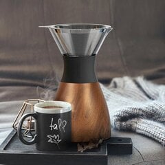 Asobu Deluxe isoleeritud puidufinishiga pourover kohvimasin hind ja info | Kohvikannud, teekannud | kaup24.ee