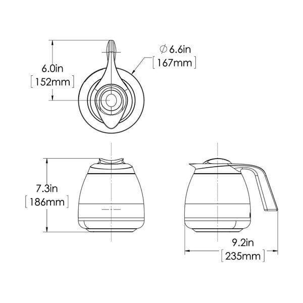 Bunn Thermal Carafe Seamless 1.9L hind ja info | Termosed, termostassid | kaup24.ee