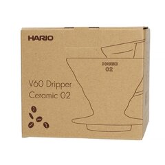 Hario Ceramic Coffee Dripper V60-02 - Vibrant Yellow цена и информация | Столовые и кухонные приборы | kaup24.ee