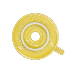 Hario Ceramic Coffee Dripper V60-02 - Vibrant Yellow цена и информация | Столовые и кухонные приборы | kaup24.ee