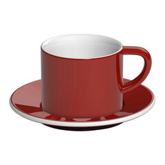 Loveramics Bond - Red 150ml Cappuccino Cup & Saucer цена и информация | Стаканы, фужеры, кувшины | kaup24.ee