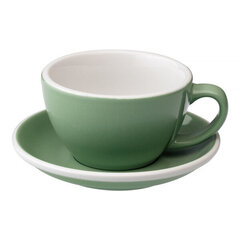 Loveramics Cafe Latte Cup & Saucer 300ml - Mint цена и информация | Стаканы, фужеры, кувшины | kaup24.ee