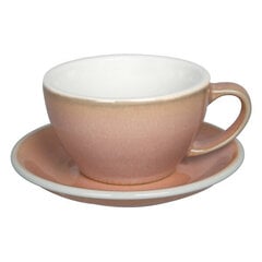 Loveramics Rose Egg Cafe Latte Cup and Saucer, 300 мл цена и информация | Стаканы, фужеры, кувшины | kaup24.ee