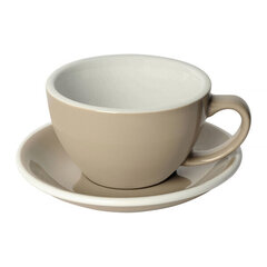 Loveramics Egg Cafe Latte Cup and Saucer 300ml Taupe цена и информация | Стаканы, фужеры, кувшины | kaup24.ee