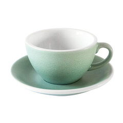 Loveramics Egg Cappuccino Cup and Saucer 200ml Emerald цена и информация | Стаканы, фужеры, кувшины | kaup24.ee