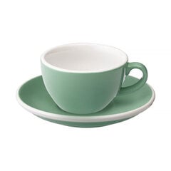 Loveramics Egg Mint Flat White Cup and Saucer 150ml цена и информация | Стаканы, фужеры, кувшины | kaup24.ee