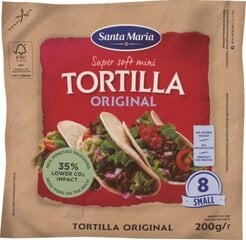 Väikesed tortillad SANTA MARIA, 200 g (2 ühikut) hind ja info | Vürtsid, vürtsikomplektid | kaup24.ee