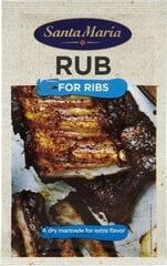 Смесь специй для маринования ребрышек, SANTA MARIA BBQ RUB Ribs, 30г (1 шт.) цена и информация | Специи, наборы специй | kaup24.ee