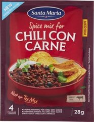 Смесь специй SANTA MARIA Chili Con Carne, 28 г (2 шт.) цена и информация | Специи, наборы специй | kaup24.ee