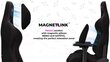 Mänguritool Yumisu 2050 Magnetic Black Pink, must-roosa цена и информация | Kontoritoolid | kaup24.ee