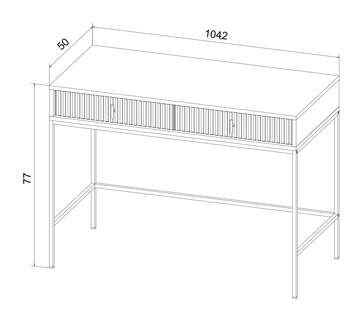 Konsoollaud Maggiore FURNLUX CLASSIC, 104x50x77 cm, beež hind ja info | Konsoollauad | kaup24.ee