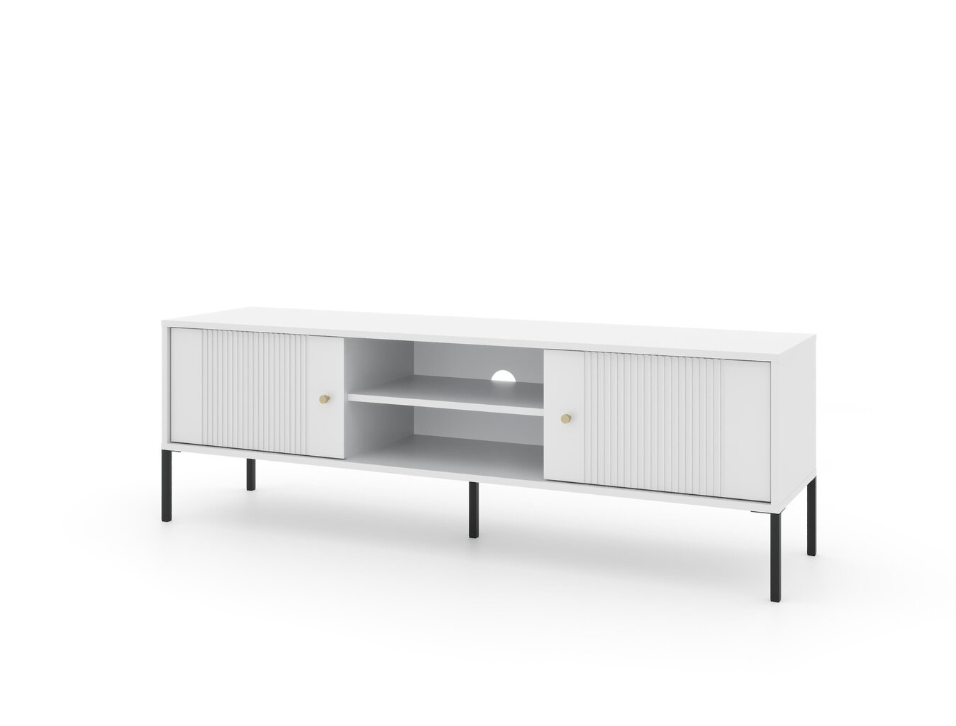 Tv alus Iseo FURNLUX CLASSIC, 154x50x50 cm, valge hind ja info | TV alused | kaup24.ee