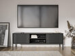 Tv alus Iseo FURNLUX CLASSIC, 154x50x50 cm, must цена и информация | TV alused | kaup24.ee