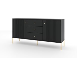 Буфет Iseo FURNLUX CLASSIC, 154x39x79 cm, черный цена и информация | Шкафчики в гостиную | kaup24.ee